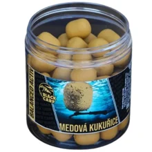 BLACK CARP - Boilies Balanced Activ 18 mm 120 g Medová kukurica