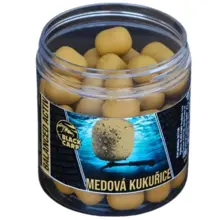BLACK CARP - Boilies Balanced Activ 18 mm 120 g Medová kukurica