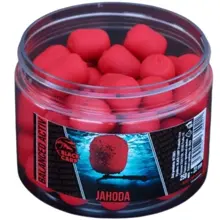BLACK CARP - Boilies Balanced Activ 22 mm 250 g Jahoda