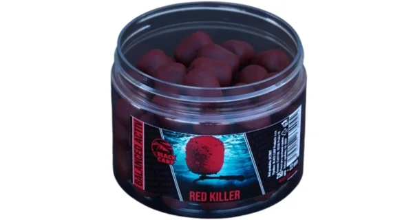 BLACK CARP - Boilies Balanced Activ 22 mm 250 g Red Killer