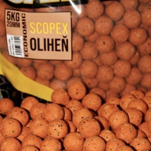 BLACK CARP - Boilies Economic 20 mm 5 kg Scopex Oliheň