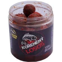 BLACK CARP - Dipované boilies 20 mm 150 g Korenený losos