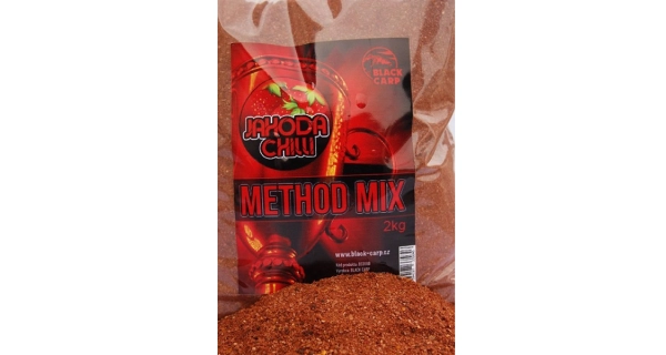 BLACK CARP - Kŕmičková zmes Method Mix 2 kg Jahoda Chilli