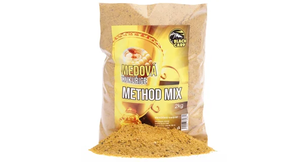 BLACK CARP - Krmítková zmes Method Mix 2 kg Medová kukurica