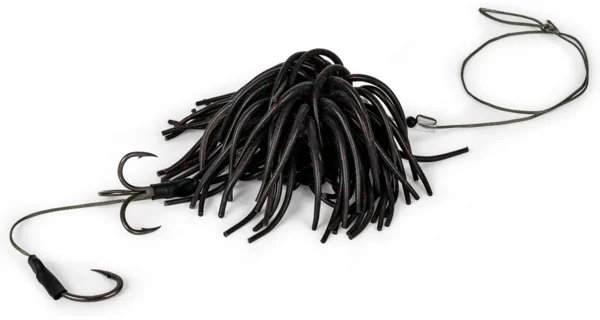 BLACK CAT - Chobotnička Real Worm Teaser Red Flash 80 g
