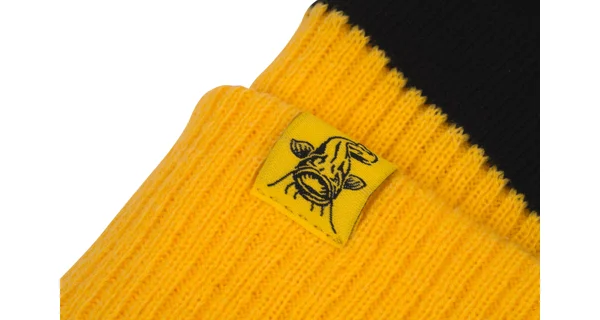 BLACK CAT - Čiapka Yellow Bobble Hat