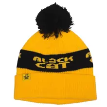 BLACK CAT - Čiapka Yellow Bobble Hat