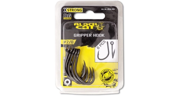BLACK CAT - Háčik Gripper DG Coating veľ. 2/0 6 ks