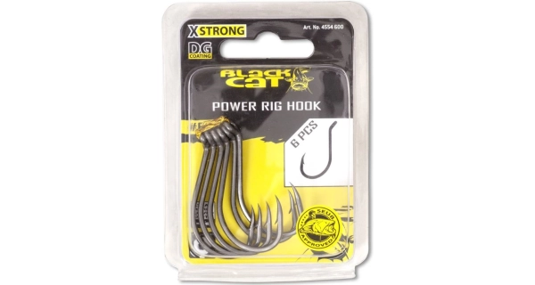 BLACK CAT - Háčik Power Rig DG Coating veľ. 5/0 6 ks