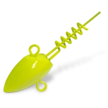 BLACK CAT - Jigová hlavička Jig Head 28 g 2 ks Fluo žltá