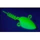 BLACK CAT - Jigová hlavička Jig Head 36 g 2 ks Fluo žltá