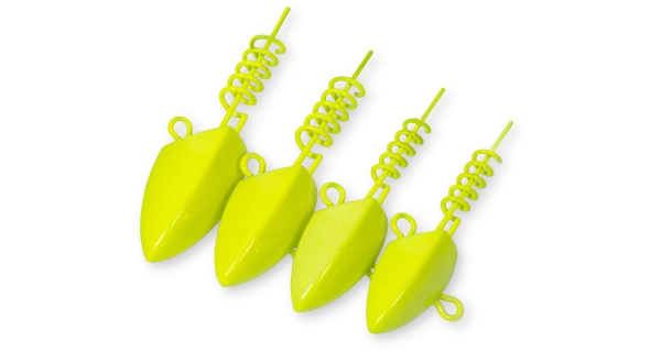 BLACK CAT - Jigová hlavička Jig Head 45 g 2 ks Fluo žltá