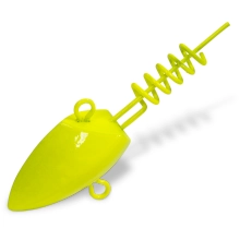 BLACK CAT - Jigová hlavička Jig Head 60 g 2 ks Fluo žltá
