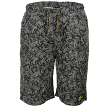 BLACK CAT - Kraťasy Beach Shorts Grey Black veľ. S BLACK CAT - Kraťasy Beach Shorts Grey Black veľ. S