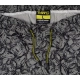 BLACK CAT - Kraťasy Beach Shorts Grey Black veľ. S