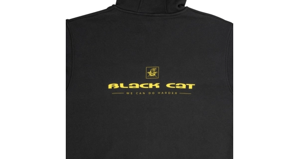 BLACK CAT - Mikina Cat Zipper Black veľ. L