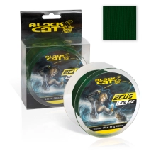 BLACK CAT - Pletená šnúra Zeus Line G2 Zelená 0,45 mm 46 kg 250 m