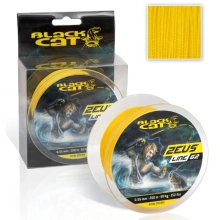 BLACK CAT - Pletená šnúra Zeus Line G2 Žltá 0,45 mm 46 kg 250 m