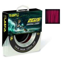 BLACK CAT - Pletená sumcová šnúra Zeus Line 0,6 mm 85 kg 70, m červená