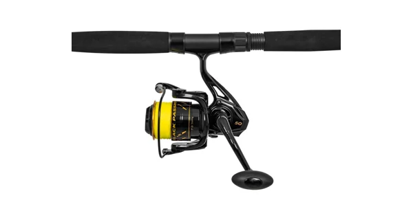 BLACK CAT - Prút Hard Core Combo Vertical Rod 1,8 m 240 g + Navijak Black Passion FD 50