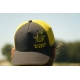 BLACK CAT - Šiltovka Black and Yellow Trucker Cap