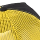 BLACK CAT - Šiltovka Black and Yellow Trucker Cap
