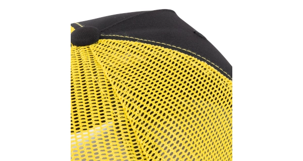 BLACK CAT - Šiltovka Black and Yellow Trucker Cap
