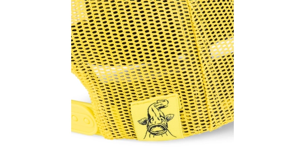 BLACK CAT - Šiltovka Black and Yellow Trucker Cap