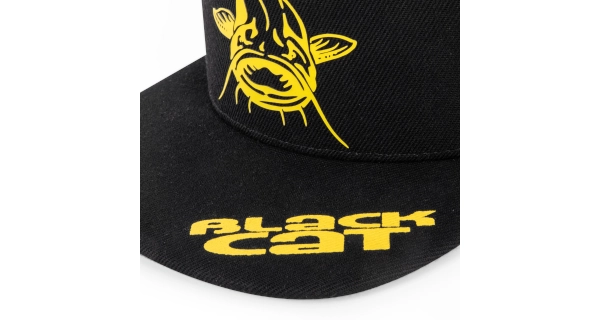 BLACK CAT - Šiltovka Black Flat Peak Cap