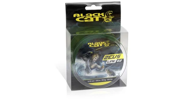 BLACK CAT - Splietaná šnúra Zeus Line G2 0,38 mm 37 kg 250 m