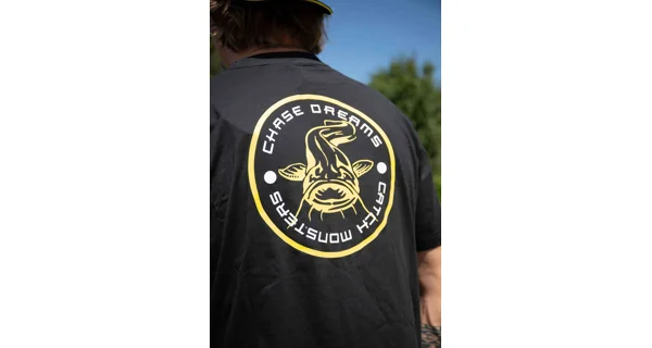 BLACK CAT - Tričko Chase Dreams Black Tee veľ. 2XL