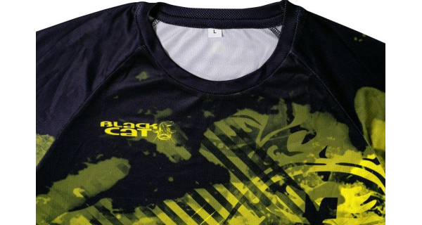 BLACK CAT - Tričko Fishing Jersey UV veľ. 3XL