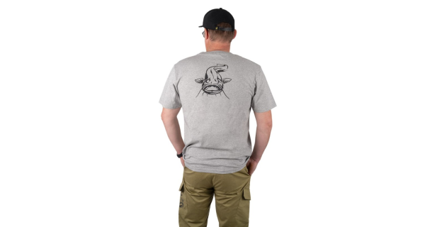 BLACK CAT - Tričko Grey Marl T-Shirt veľ. XL
