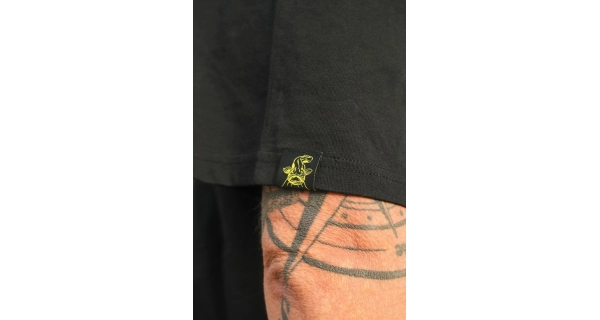 BLACK CAT - Tričko Logo Black T-Shirt veľ. M