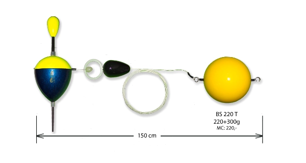 BUBENÍK - Bójka na sumca trhacia 150 cm 440+300 g