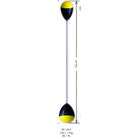 BUBENÍK - Bójka sumec priebežná 220 + 110 g 120 cm