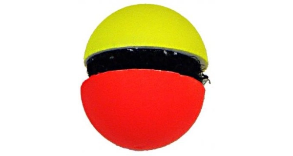 BUBENÍK - Číhatko na suchý zips - penový polystyrén - červená + žltá 22 mm