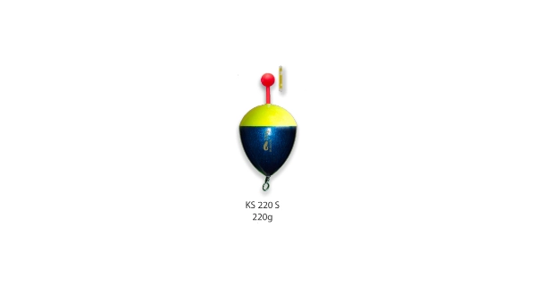 BUBENÍK - Kačena sumec splavávací 220 g žltá + modrá
