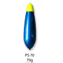 BUBENÍK - Podvodný plavák 70 g žltá + modrá