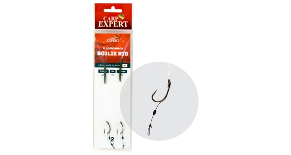 CARP EXPERT - Hotový náväzec Fluorocarbon Boilie Rig 2 ks