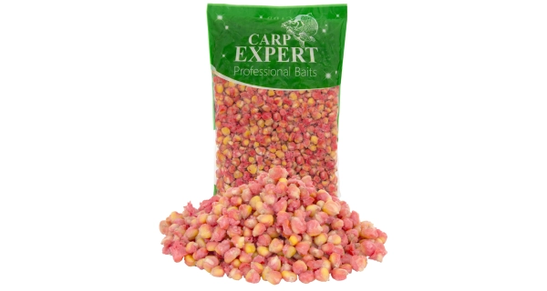CARP EXPERT - Kŕmna zmes kukurica 1 kg Jahoda