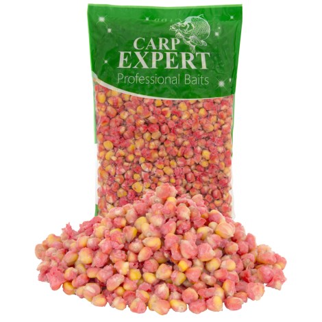 CARP EXPERT - Kŕmna zmes kukurica 1 kg Jahoda