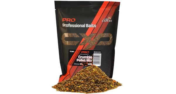 CARP EXPERT - Kŕmna zmes Pre Crumble Pellet Mix 800 g Citrus Mix