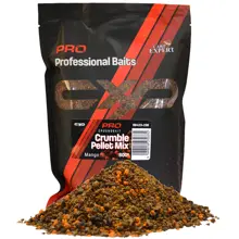 CARP EXPERT - Kŕmna zmes Pro Crumble Pellet Mix 800 g Mango