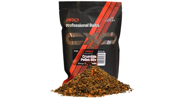 CARP EXPERT - Kŕmna zmes Pro Crumble Pellet Mix 800 g Mango