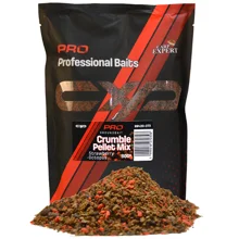 CARP EXPERT - Kŕmna zmes Pro Crumble Pellet Mix 800 g Strawberry Octopus