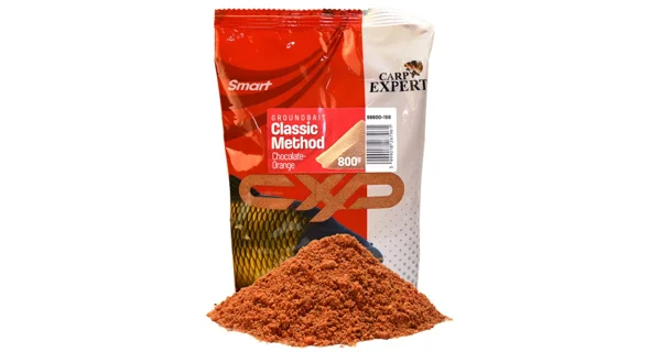 CARP EXPERT - Kŕmna zmes Smart Groundbait Classic Method 800 g Chocolate Orange