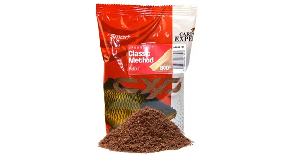 CARP EXPERT - Kŕmna zmes Smart Groundbait Classic Method 800 g Halibut