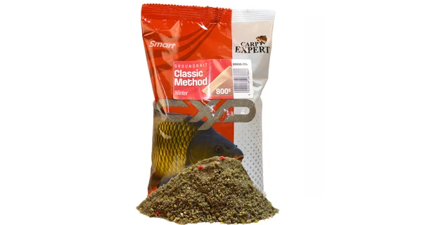 CARP EXPERT - Kŕmna zmes Smart Groundbait Classic Method 800 g Winter