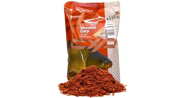 CARP EXPERT - Kŕmna zmes Smart Groundbait Monster Carp 1 kg Mussel Strawberry